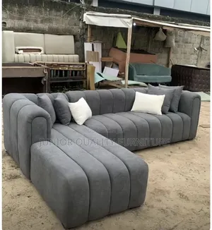 Luxurious L-Shaped Sofa Set