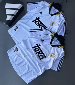 Real Madrid 1999/2000 Retro Reissue Home Football Shirt