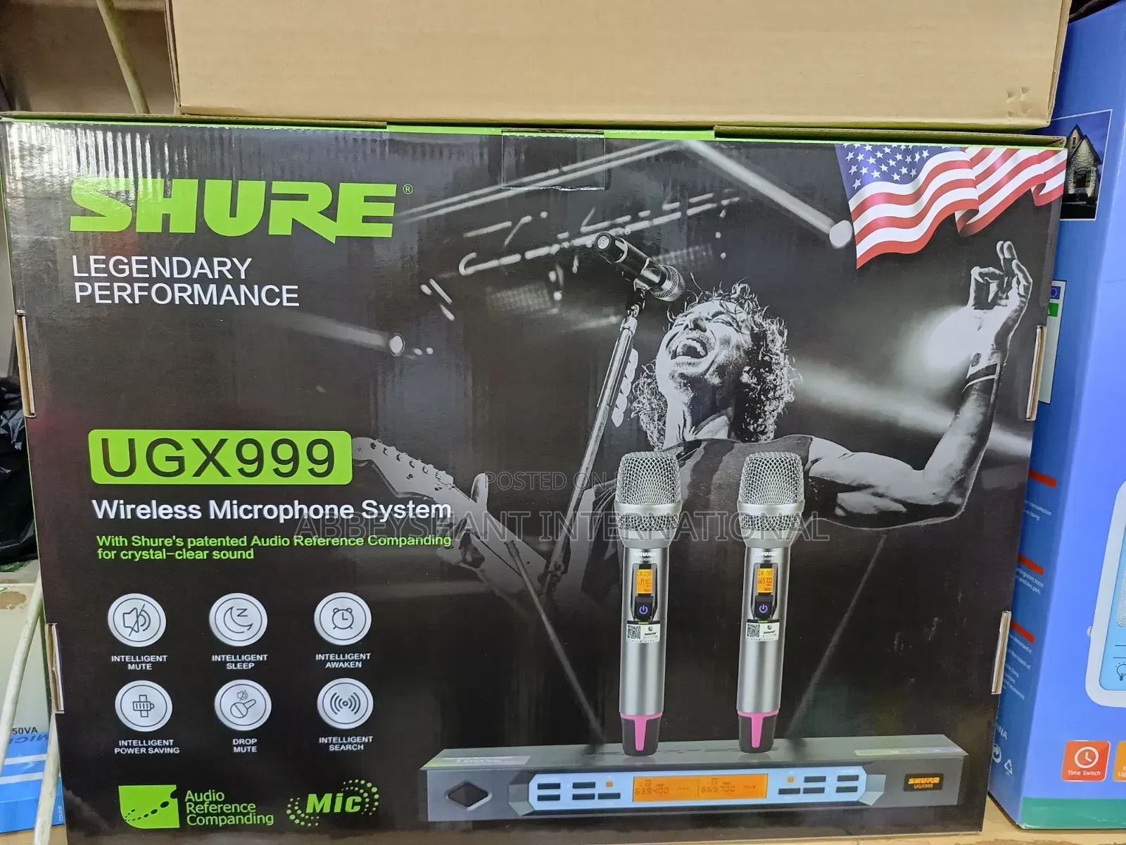 Shure Ugx999 Wireless Microphone/Professional Karaoke Live Microphone