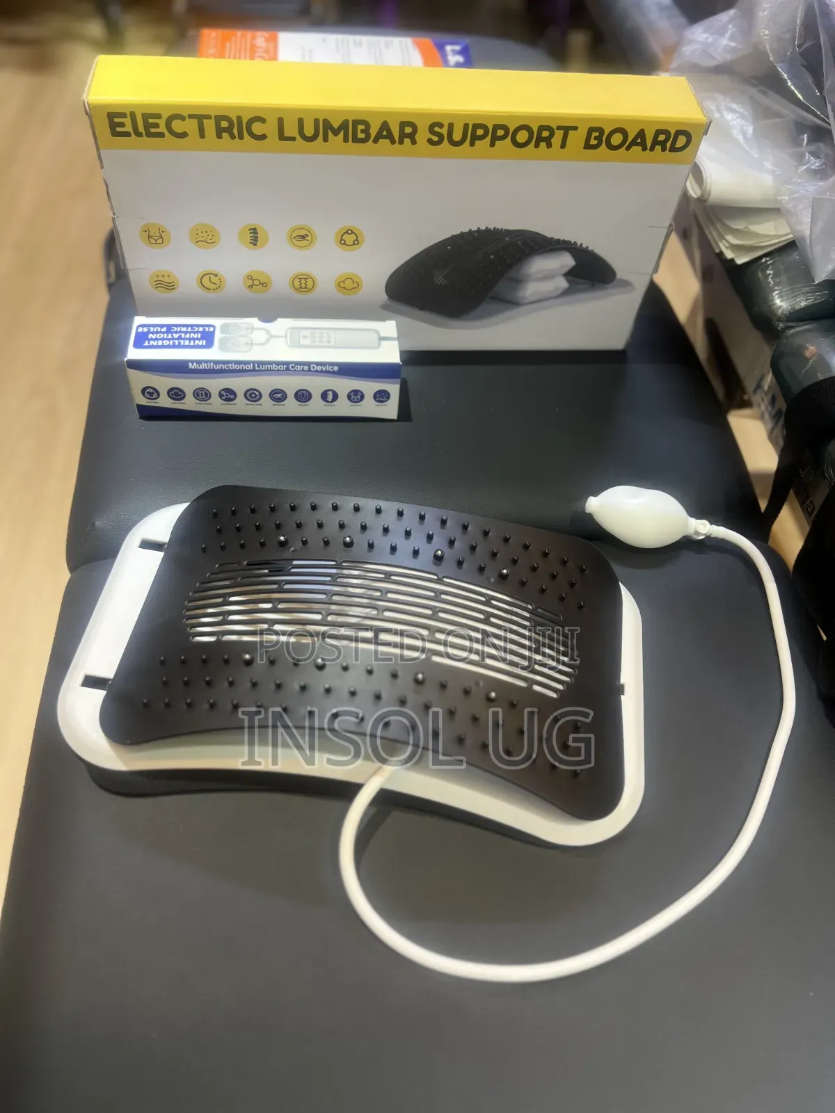 Electric Auto Back Stretcher With Ems Pulse Massager