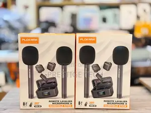 Plokama Wm80 Wireless Lavalier Microphone and Handheld Stick Set 2in1