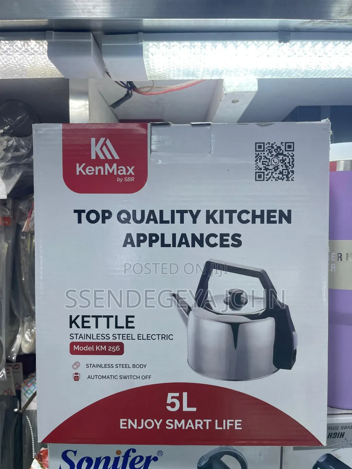 A Kenmax Brand Electric Kettle