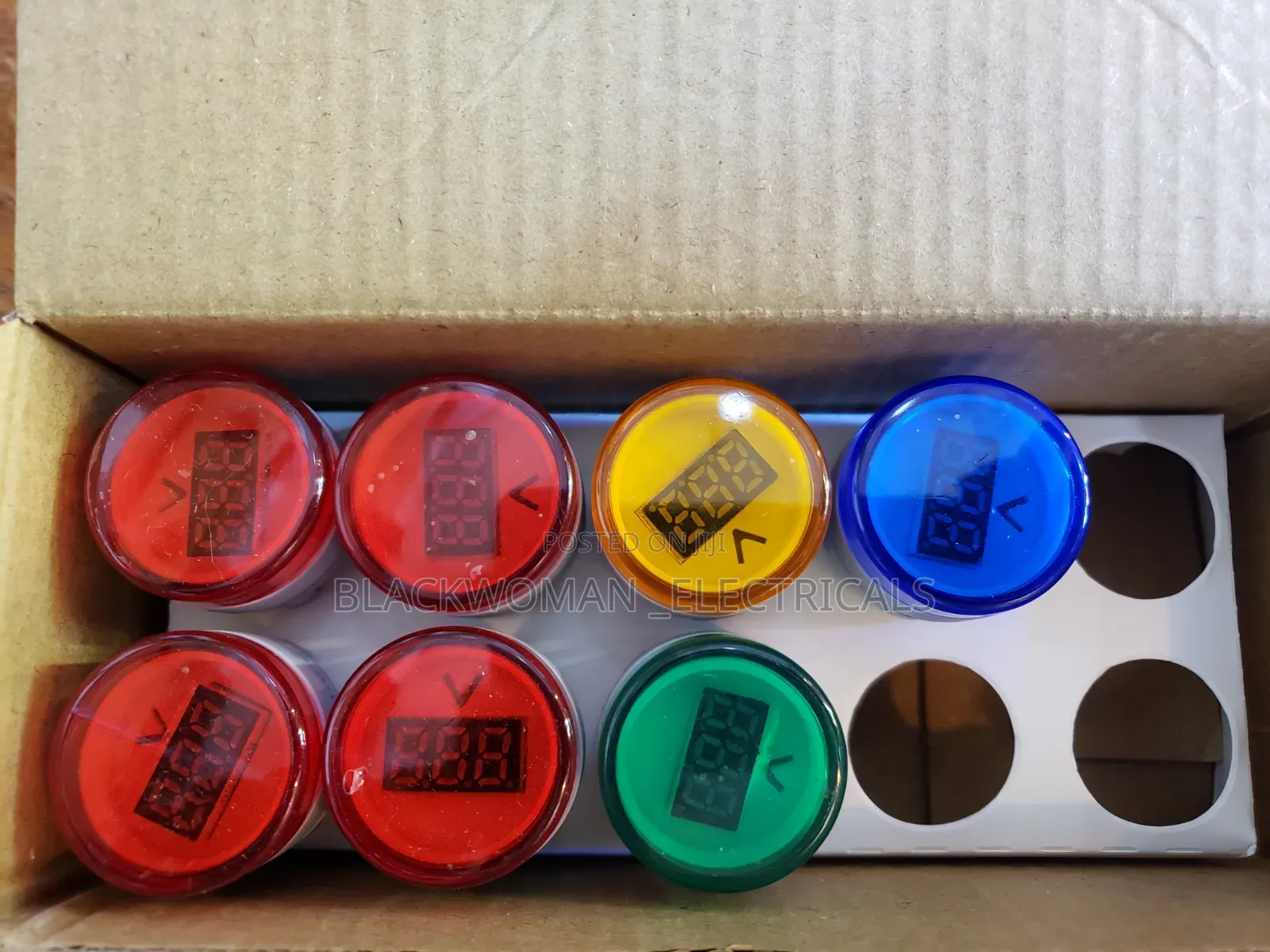Digital Voltage Indicator Panel Lights