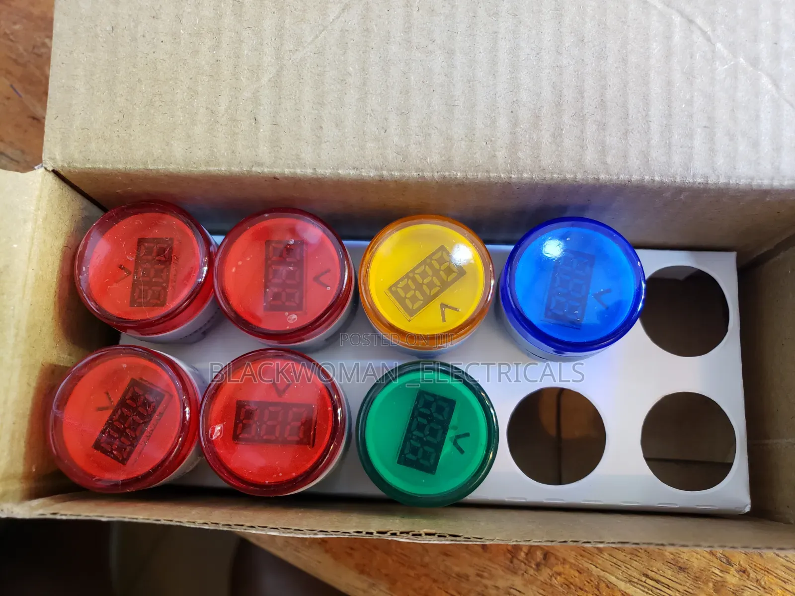 Digital Voltage Indicator Panel Lights