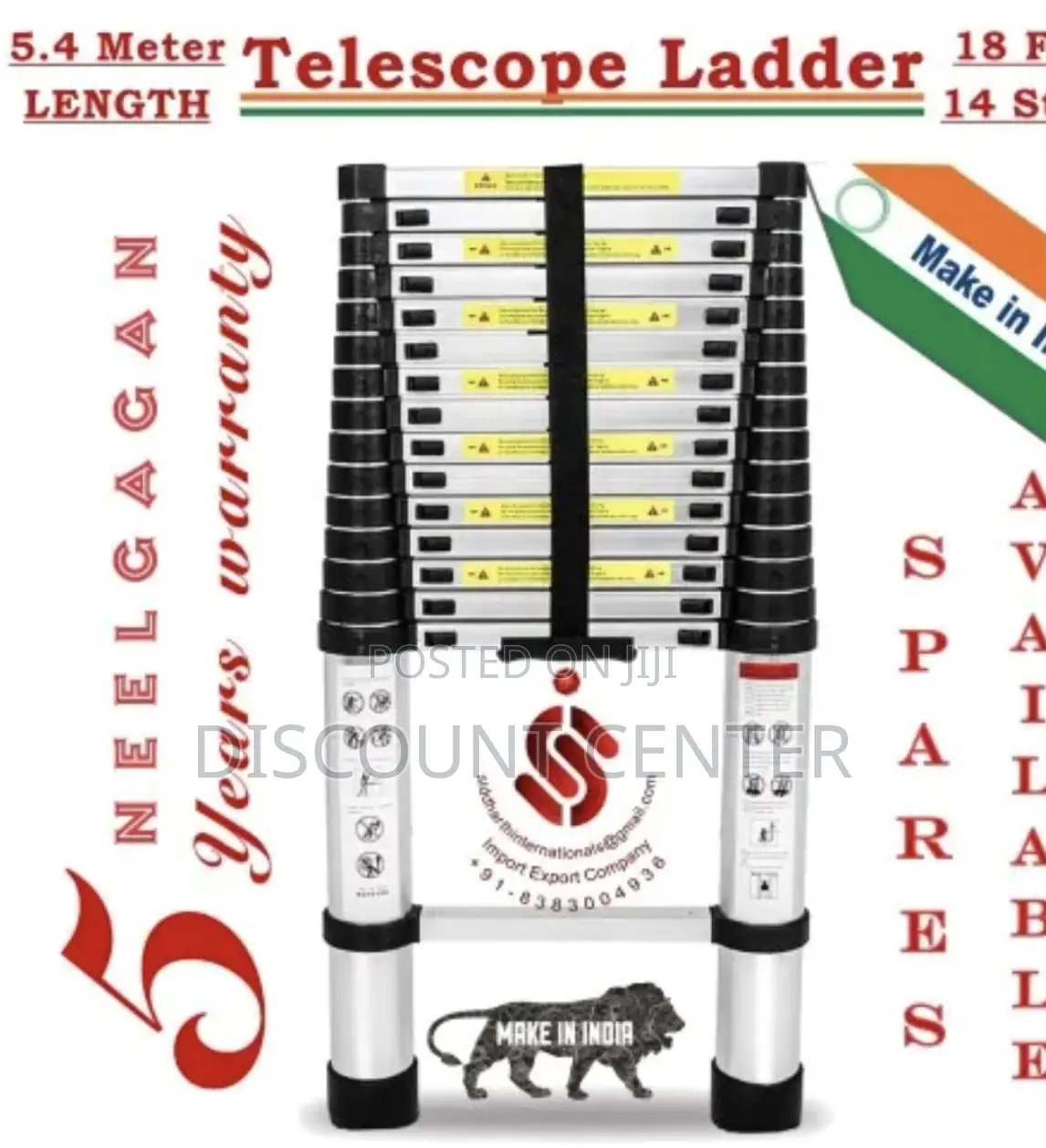 Telescopic Ladder 5,4 Meters