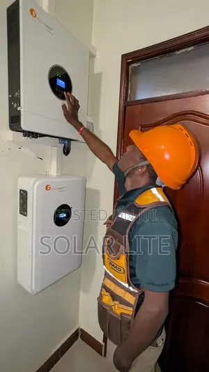 5.12kwh 48v and 6kva Hybrid Inverter Back-Up System