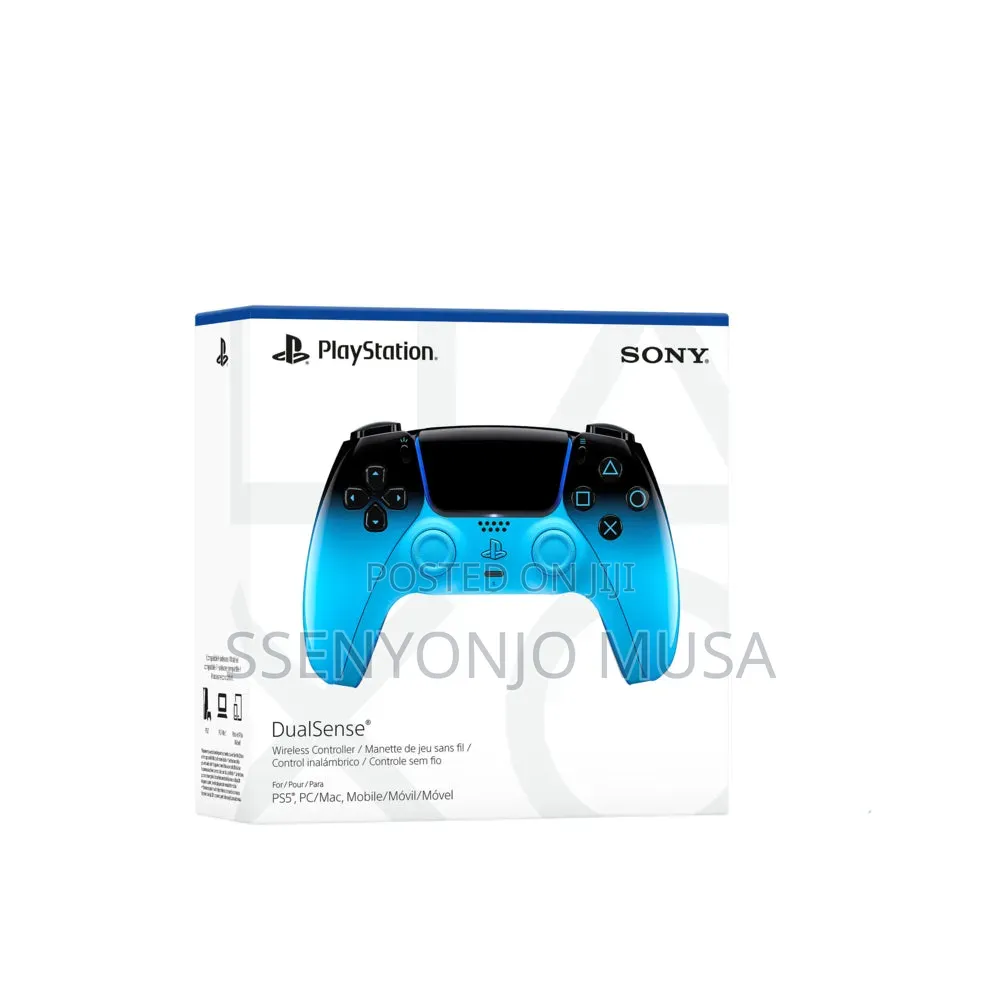 Sony Ps5 Dualsense Wireless Controller – Midnight Black for Ps5, Pc-