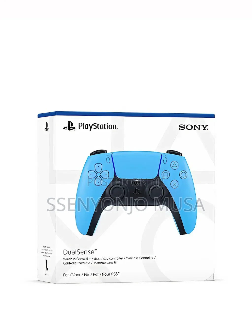 Sony Ps5 Dualsense Wireless Controller – Midnight Black for Ps5, Pc-