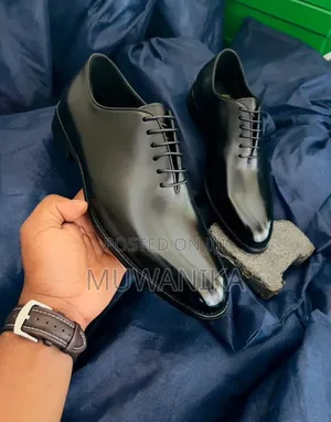 Santon-Leather Oxford Shoes