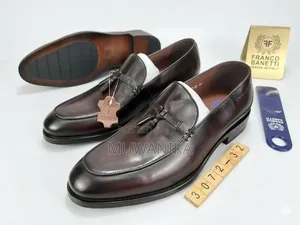 Franco Banetti-Quilted Leather-Slip Shoes