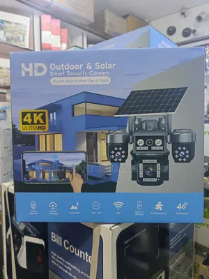 Solar Smart Security Camera Built-in Solar Panel and 4g Smart Camera
