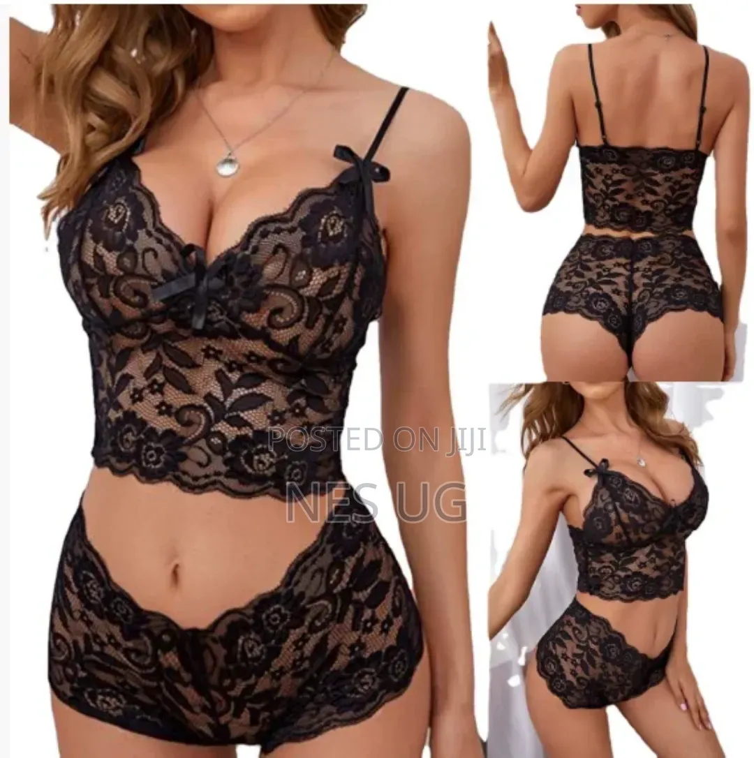Adjustable Shoulder Strap Women's 2pc Lingerie