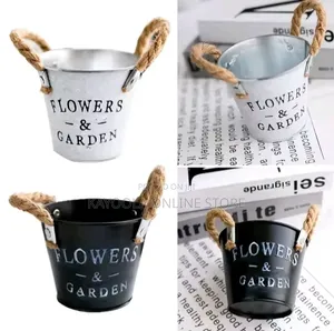 Flower Pots Metallic