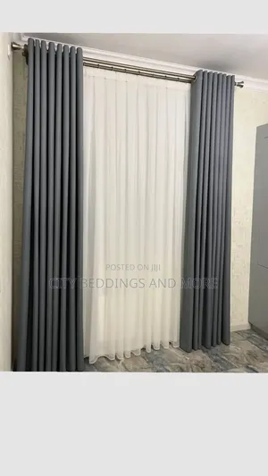 Elegant Three Piece Curtains