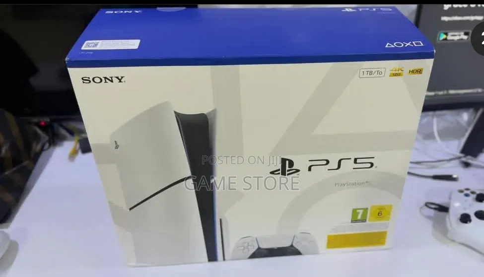 Ps5 Slim. Playstation 5 Slim Disc Edition Space Saving Compact Console