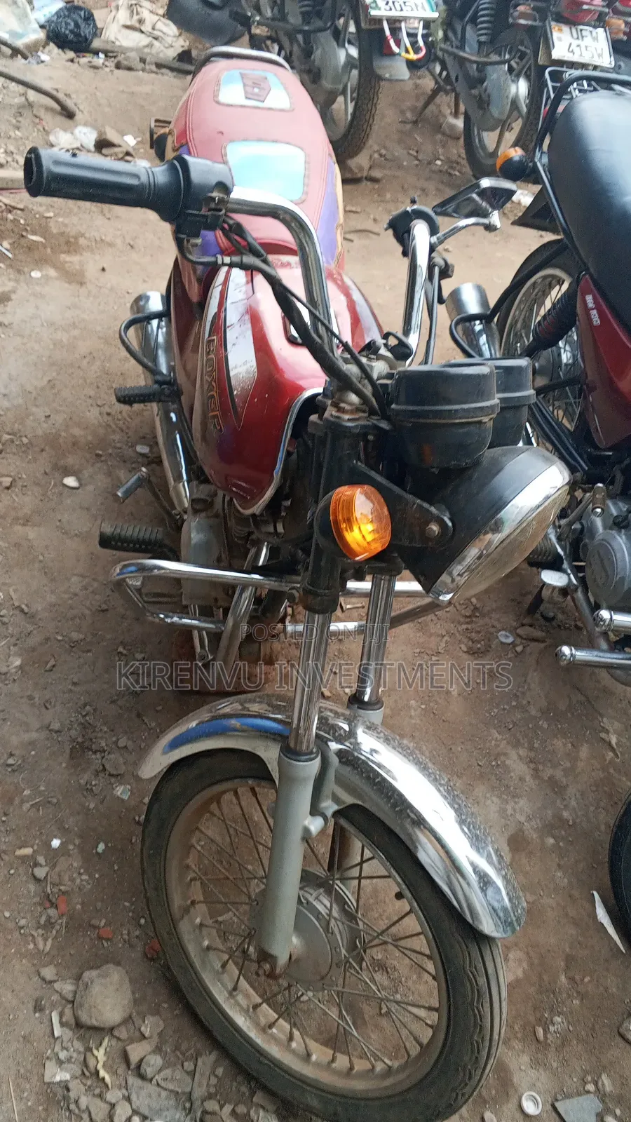 Bajaj Boxer 100 2016 Red