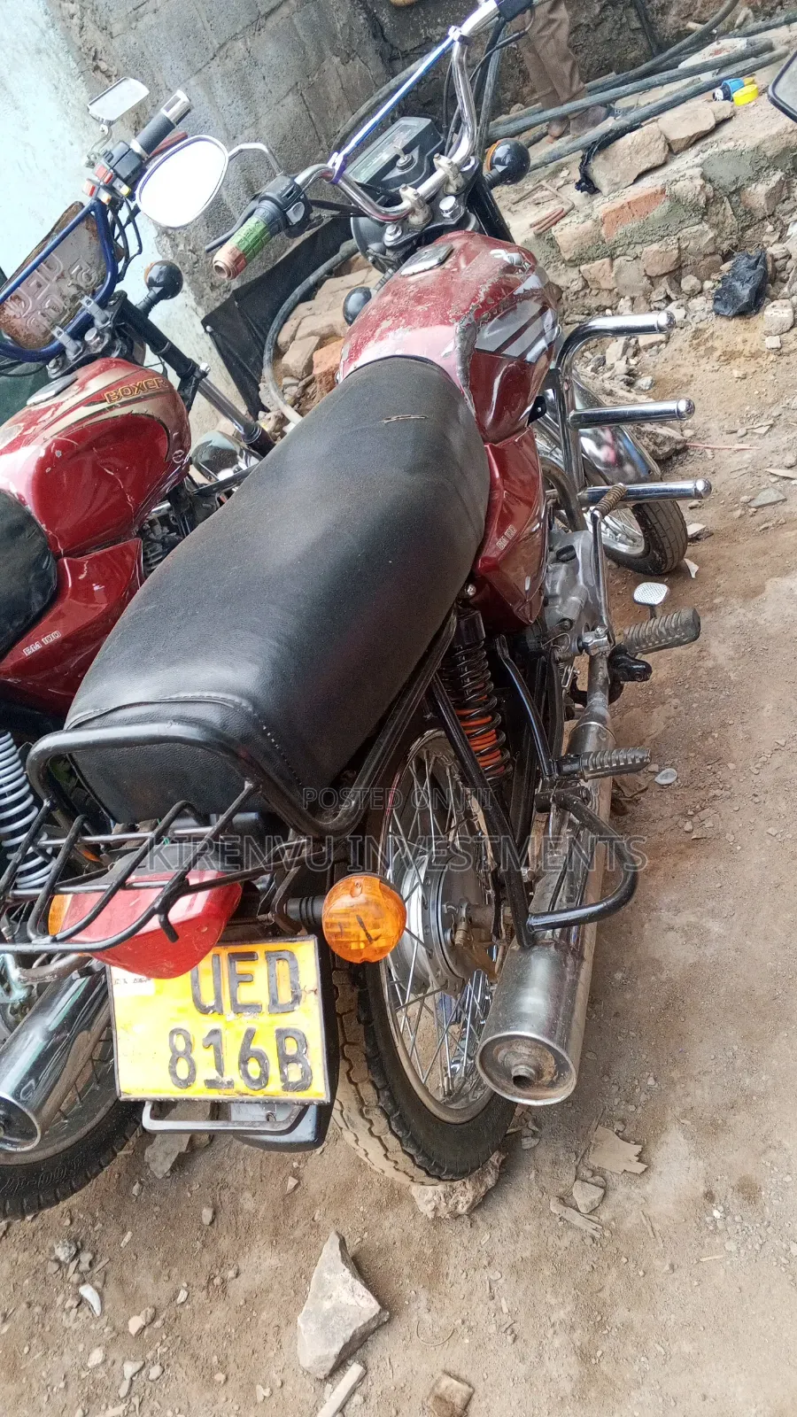Bajaj Boxer 100 2016 Red