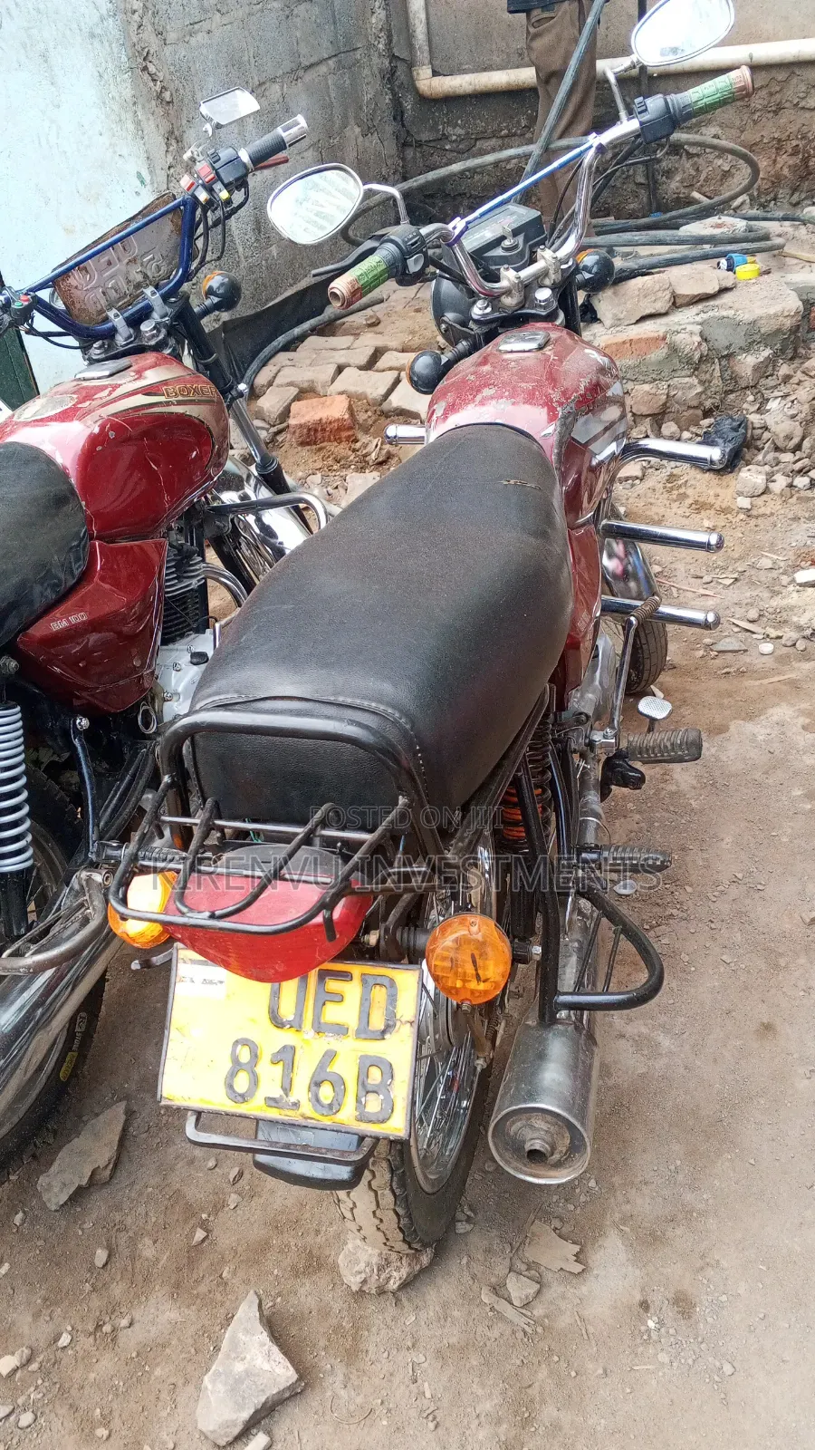 Bajaj Boxer 100 2016 Red