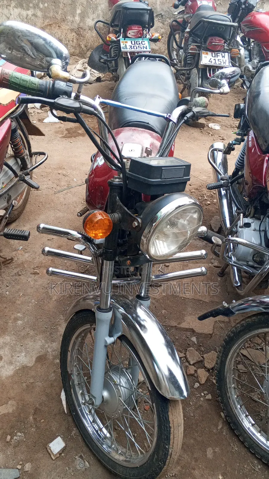 Bajaj Boxer 100 2016 Red