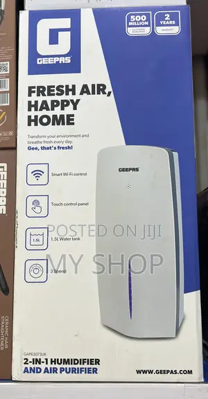 Geepas Air Purifier Humidifier Gap63073 - 1.5l / 3speed Digital