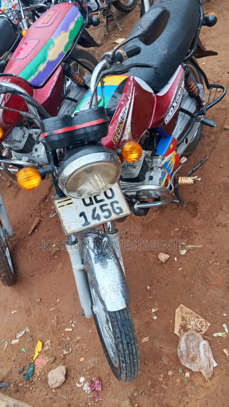 Bajaj Boxer 100 2016 Red