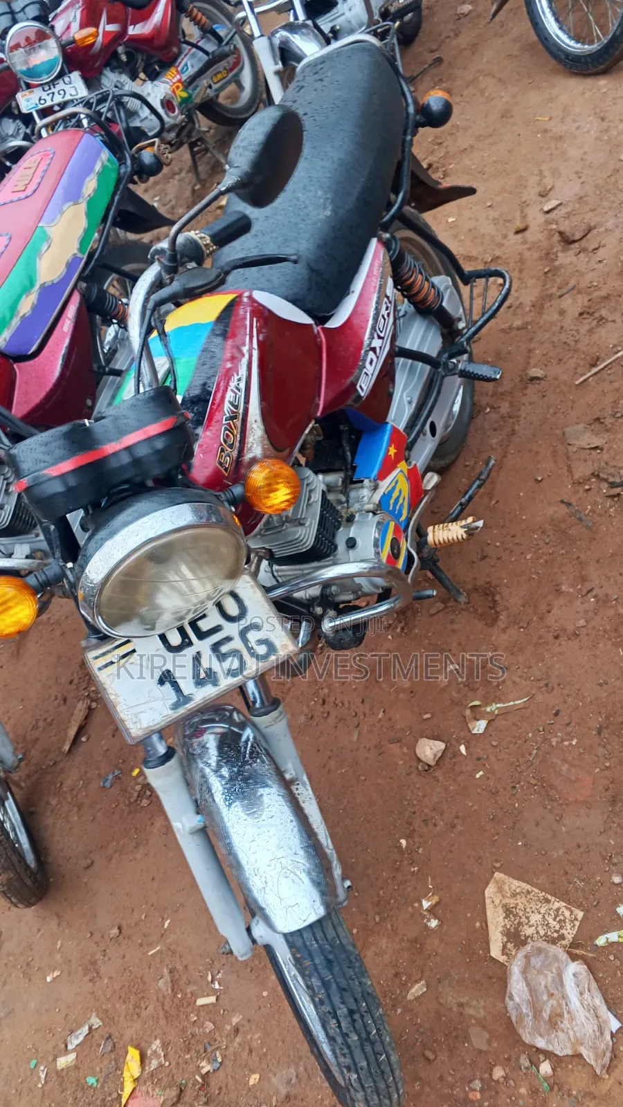 Bajaj Boxer 100 2016 Red