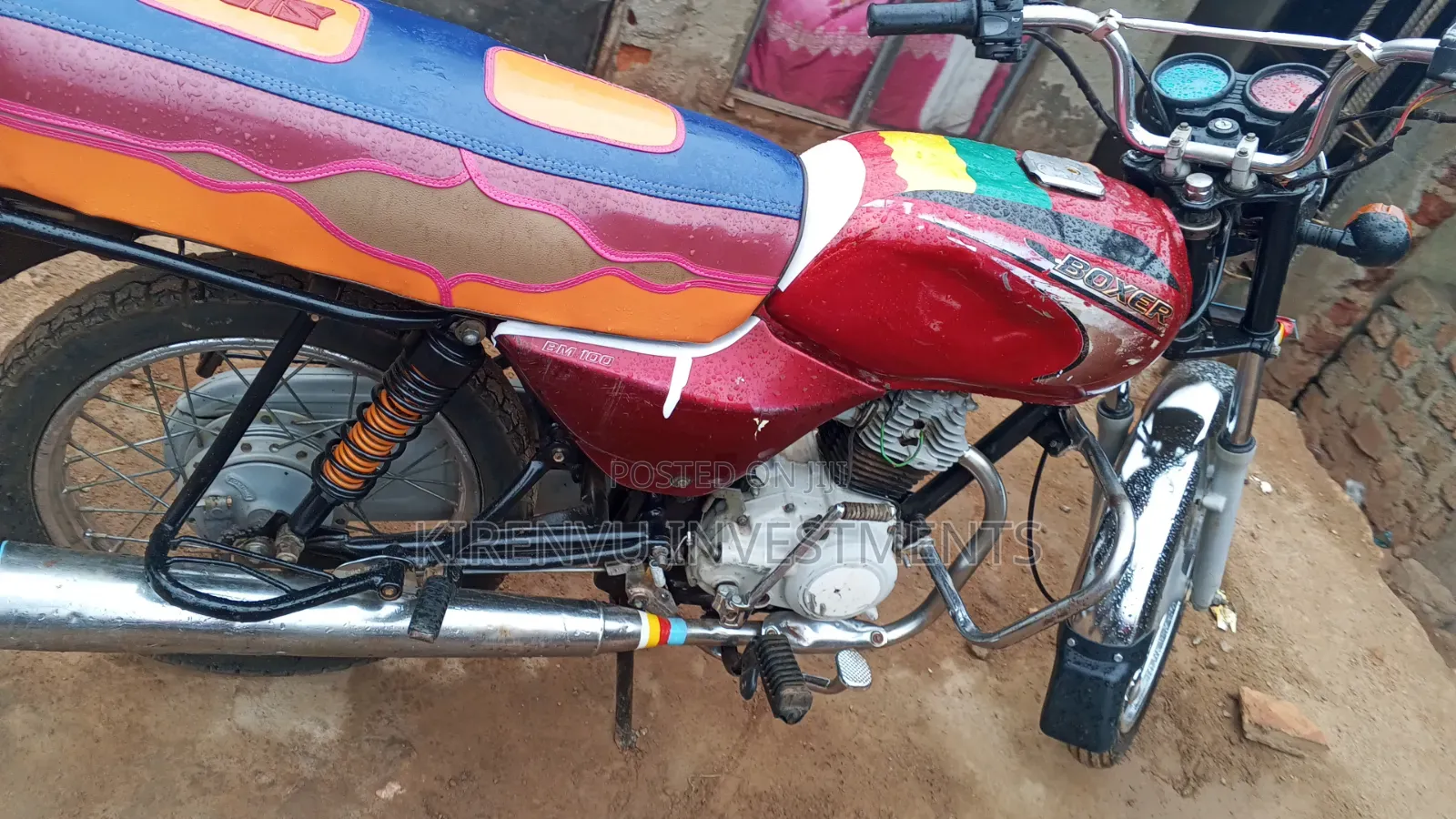 Bajaj Boxer 100 2018 Red