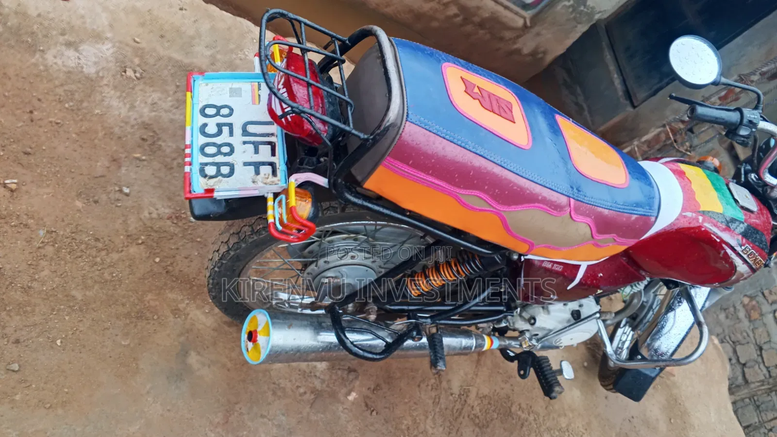 Bajaj Boxer 100 2018 Red