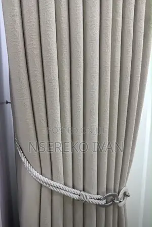 Cream Designed Curtains
