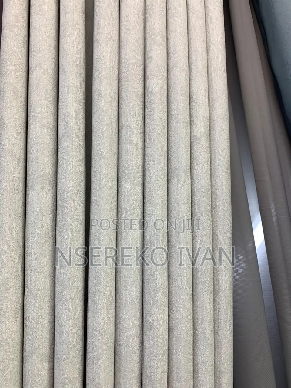 Cream Designed Curtains