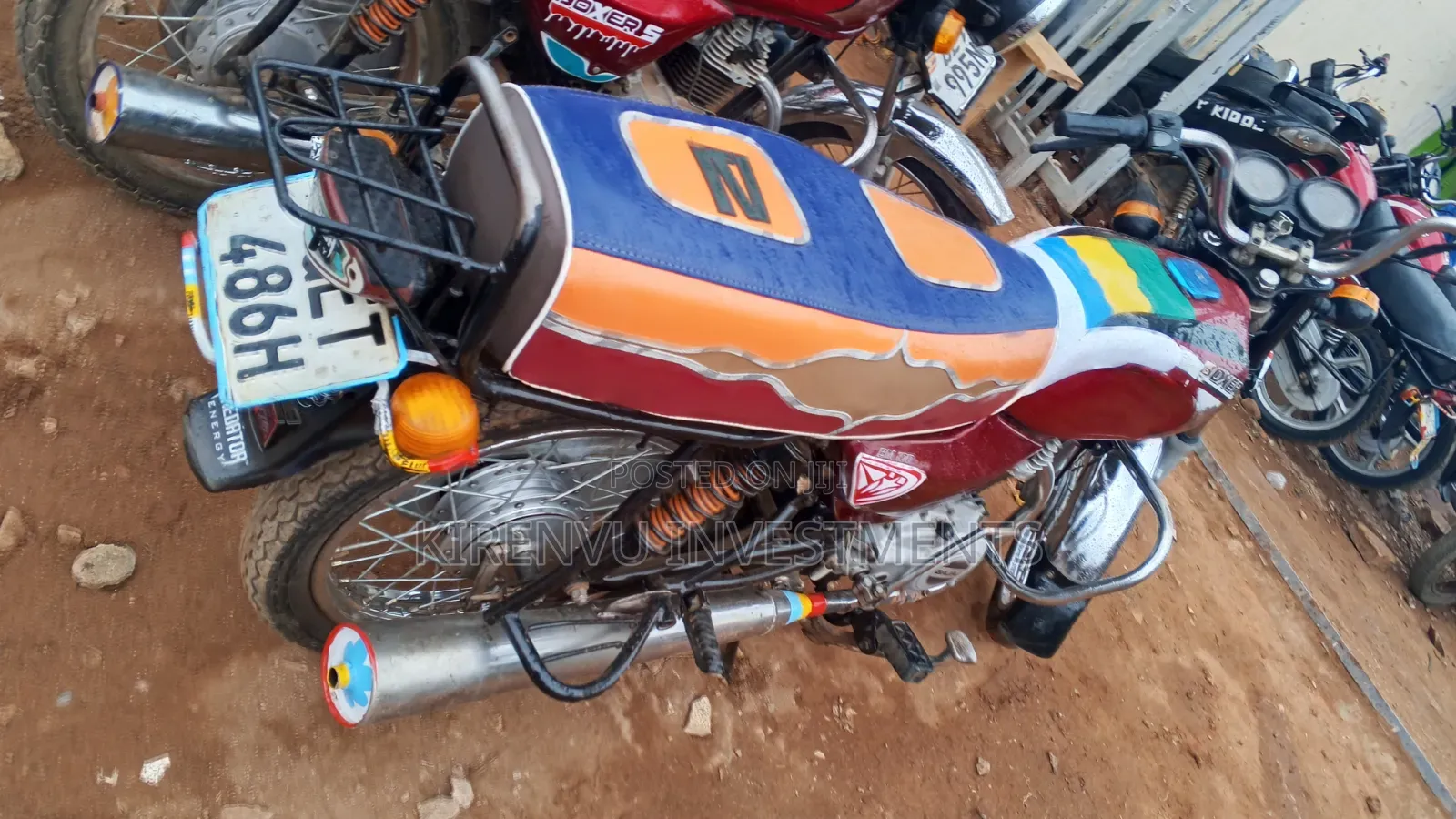 Bajaj Boxer 100 2018 Red
