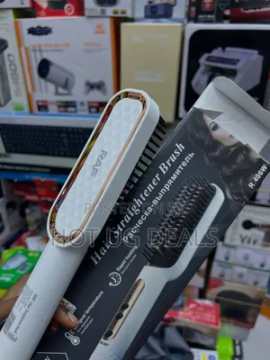 Raf 2 in 1 Hot-Air Hair Styling Comb Straightener Hair Brush