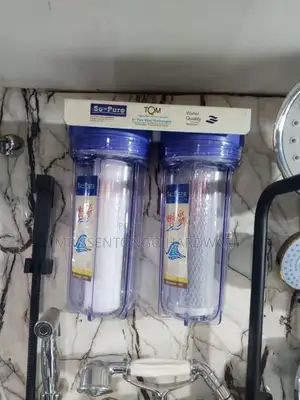 Water Filter Double 10" 3/4 With Cartridge Good Quality (All Types)