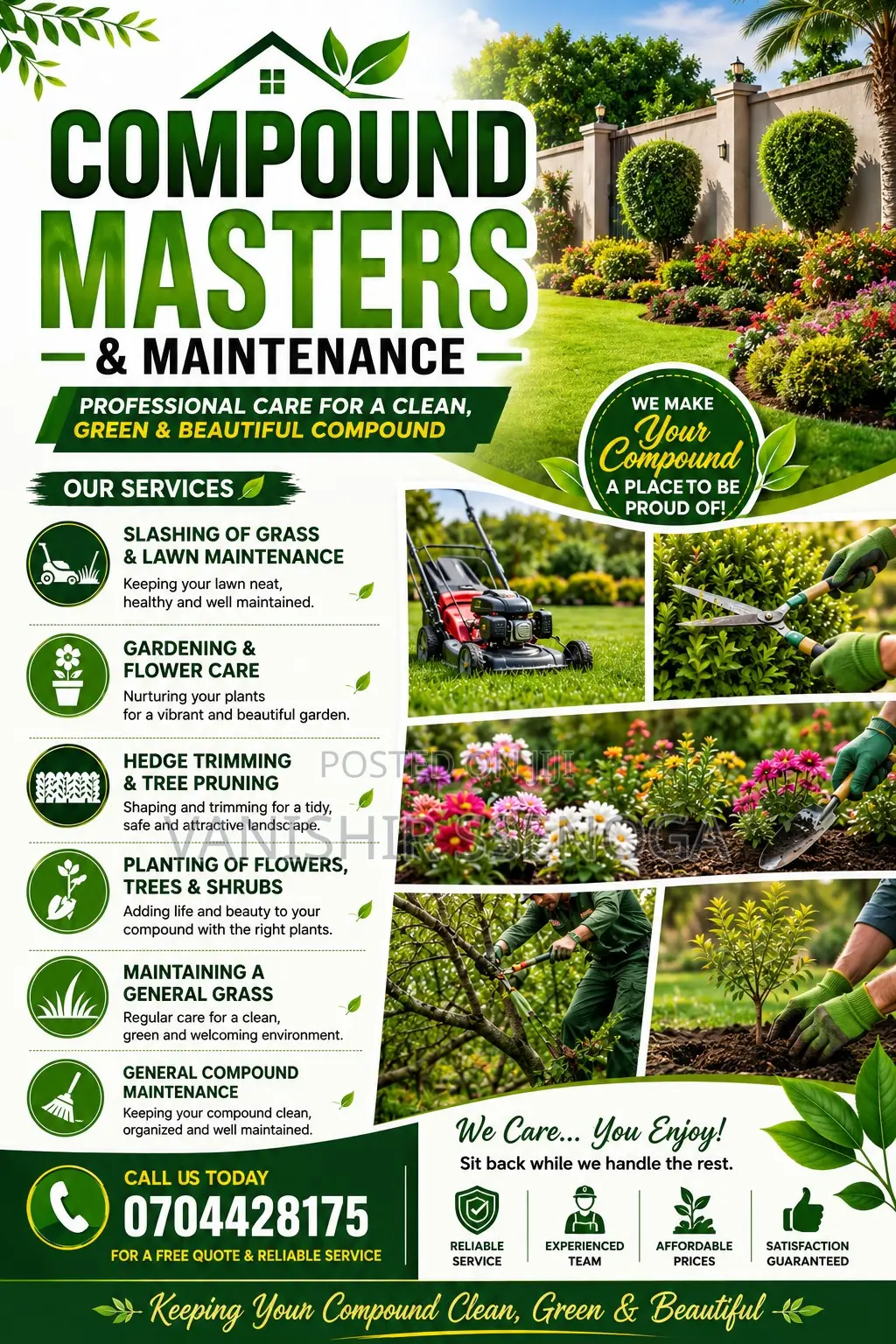 Compound Cleaner and Maintenance