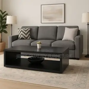 Black Simple Lavish Center Table