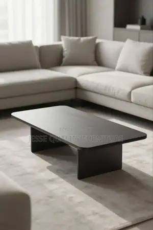 Black Simple Lavish Center Table