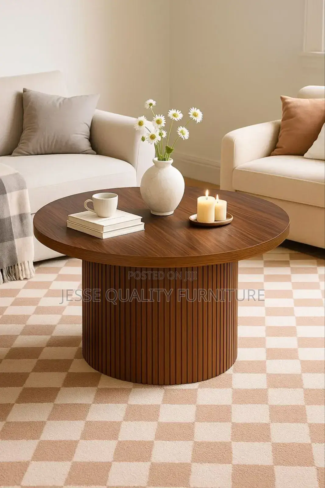 Brown Modern Trending Center Tables