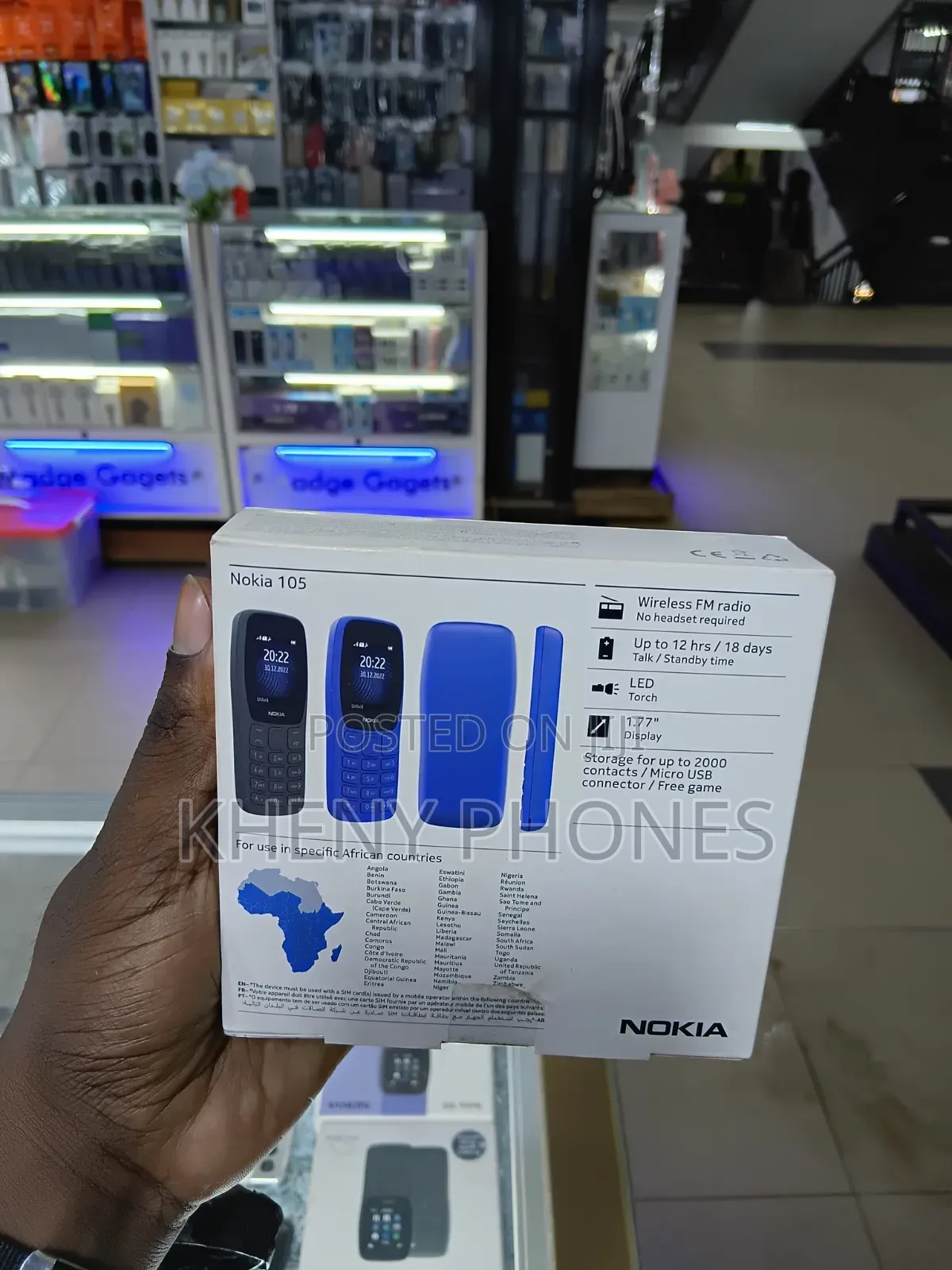 New Nokia 105 Black