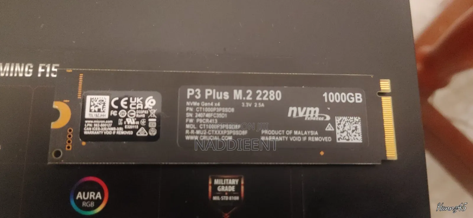 SSD Hardrive