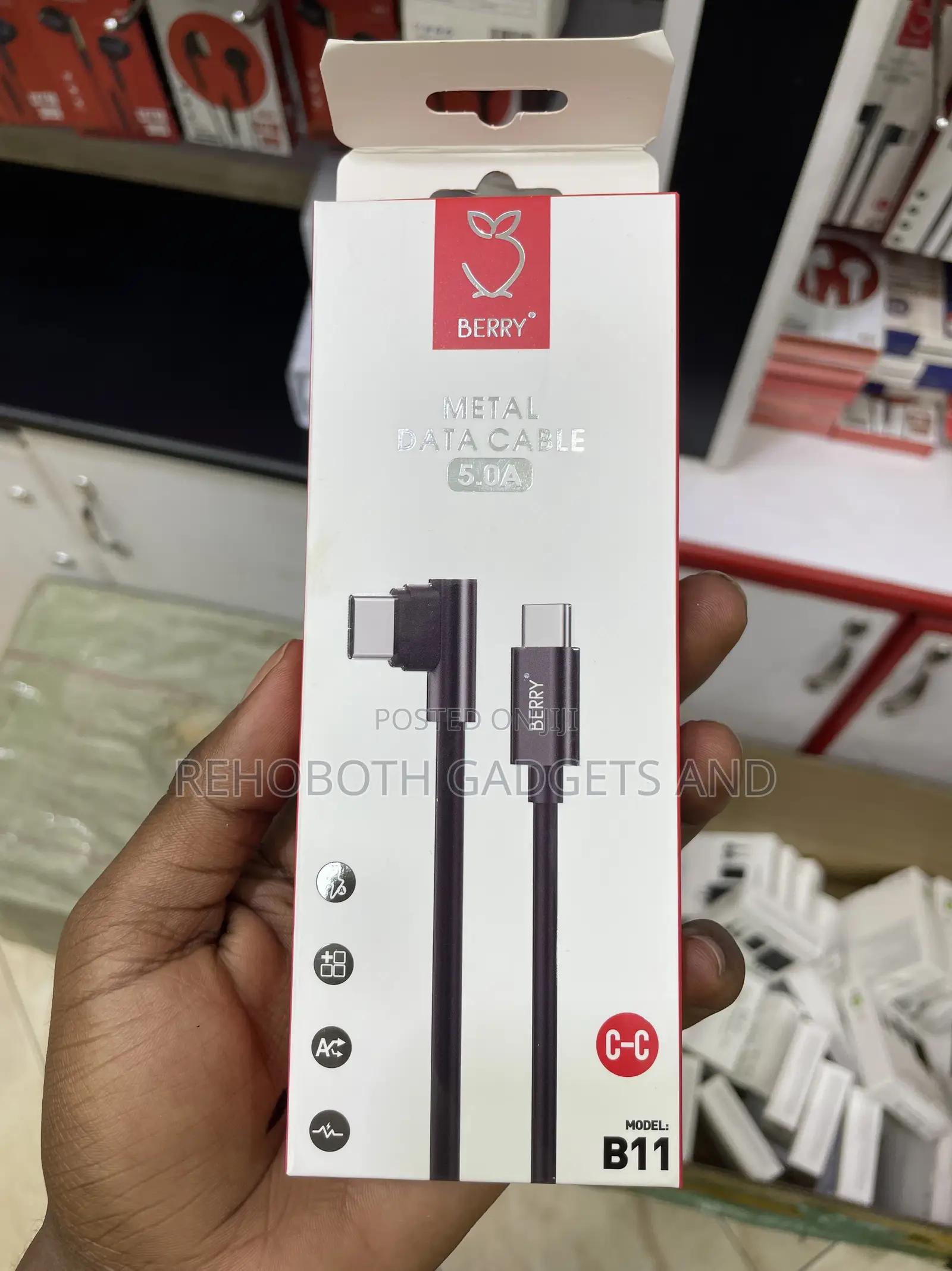 Berry B11 90-Degree Type-C Fast Charging Cable