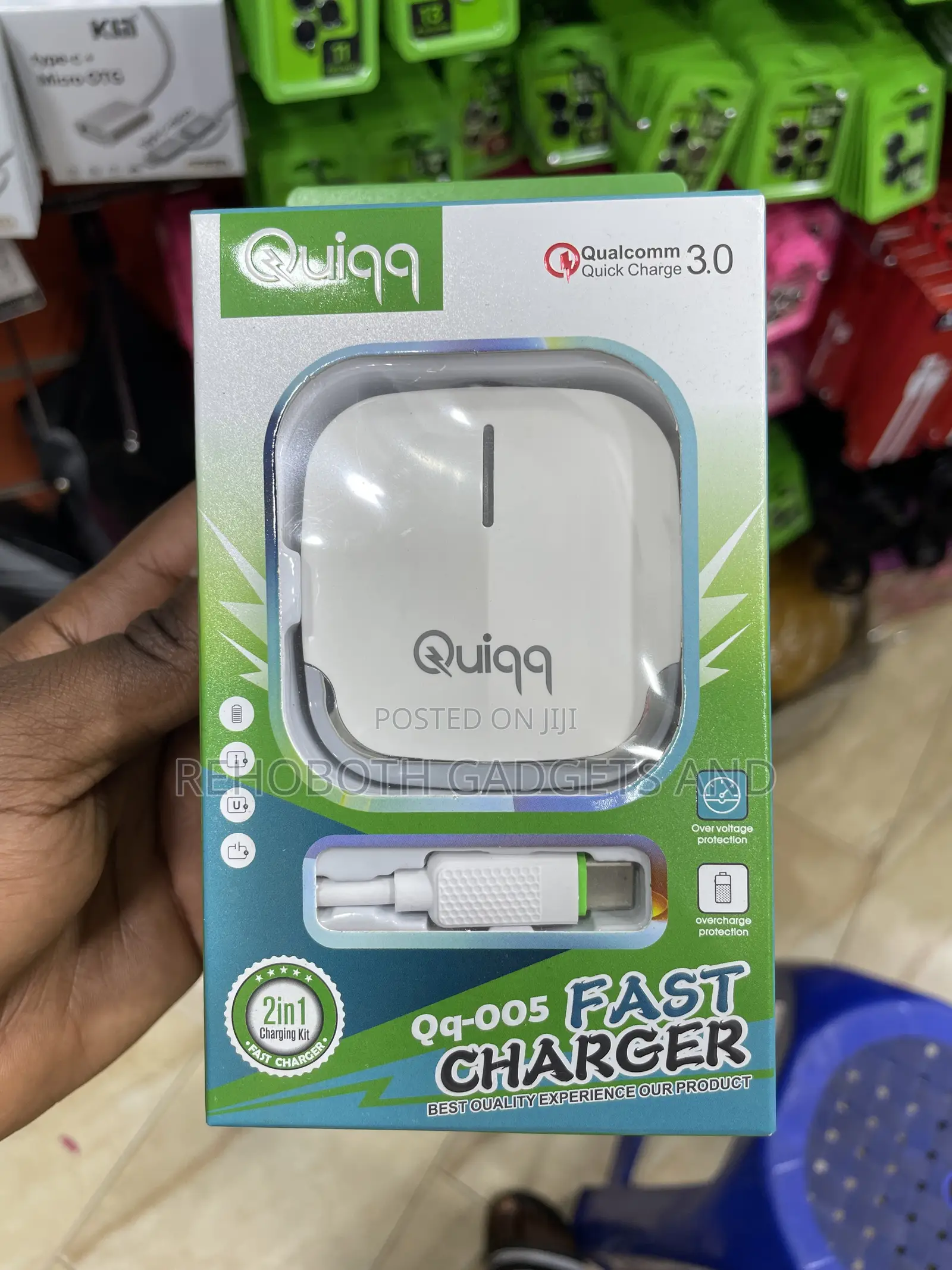 Quiqq Qq-005 Qualcomm Qc 3.0 Fast Charging Adapter