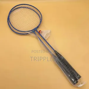 2 Player Badminton Racket Set With Shuttle