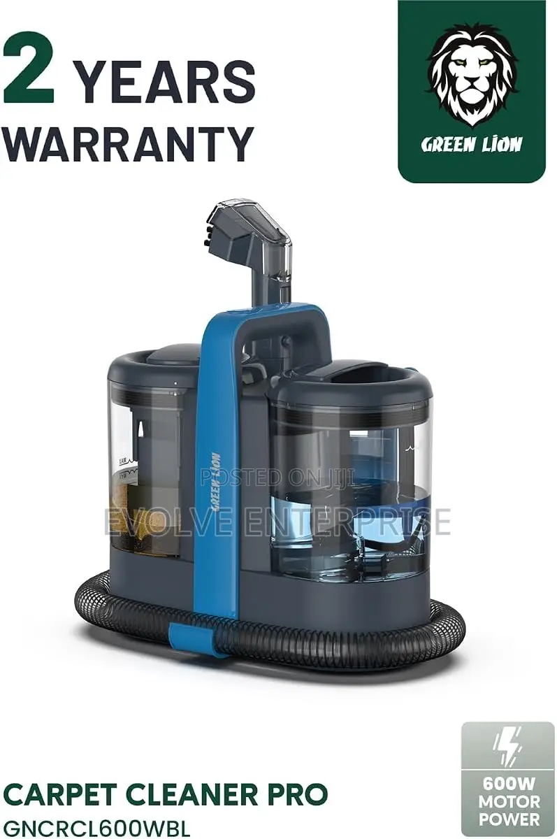 Green Lion Carpet Cleaner Pro With Powerful 15kpa Suction Power