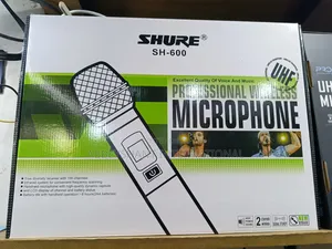 Shure Sh-600 Uhf Wireless Microphone System.