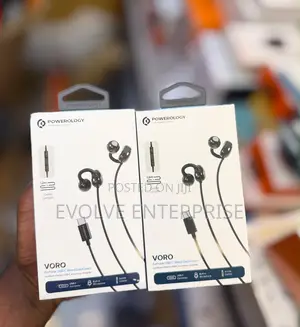 Powerology Voro Earhook Usb C Clip-on Wired Earphones