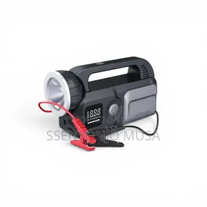 Green Lion Savior 12v Jump Starter 24000mah With Air Compressor - Gray