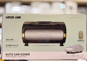 Green Lion Auto Car Cover With Remote Control, Quick 10s Retraction