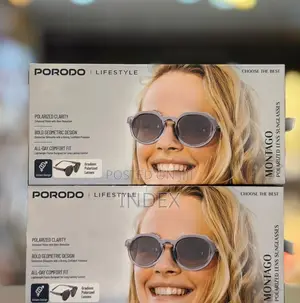 Porodo Montago Polarized Lens Sunglasses With Distinct Geometric Frame