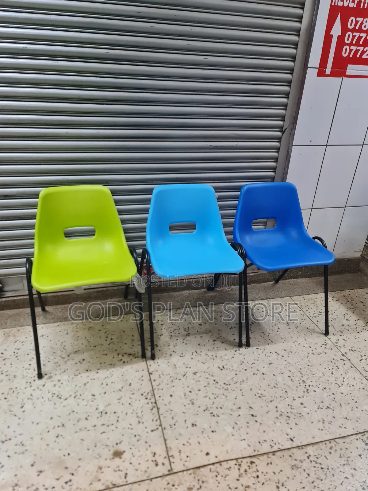 Office Metal Stand Plastic Chairs Plastic Chairs
