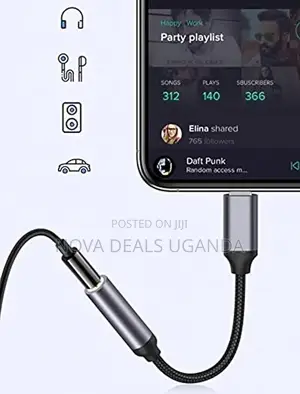 Yesido Audio Adapter Type-C to 3.5mm Headphone Adapter